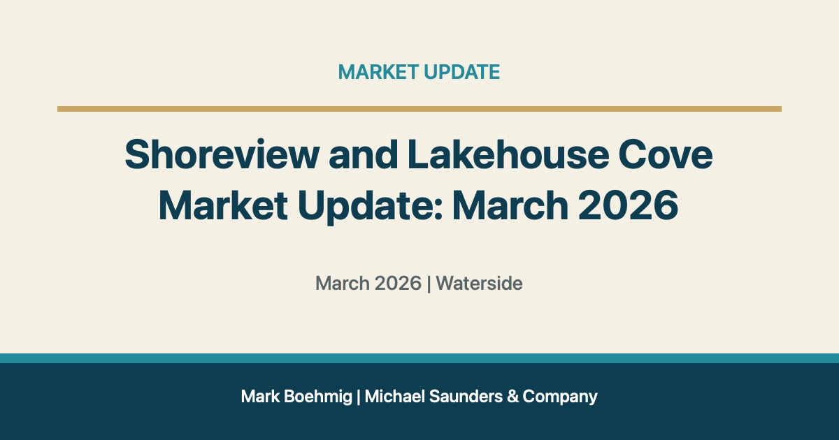 Shoreview and Lakehouse Cove Market Update: March 2026 for Lakewood Ranch real estate